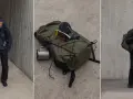 Gorpcore-Style: Männer in funktionaler Outdoor-Kleidung, Rucksack mit Ausrüstung, bereit für jedes Abenteuer.