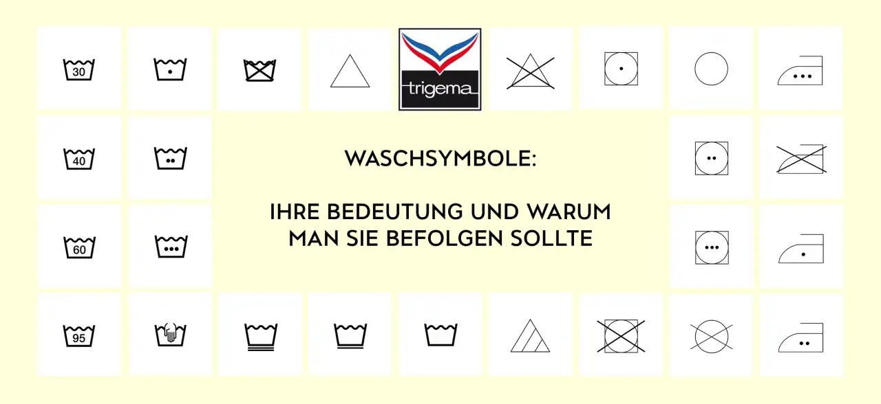 Waschsymbole f&uuml;r Baumwolle: Die Bedeutung der Zeichen erkl&auml;rt, wie man Kleidung richtig w&auml;scht und pflegt.